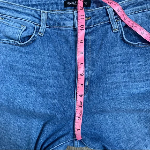 Just Black Raw Hem Slim Taper Leg Jeans - Picture 7 of 7